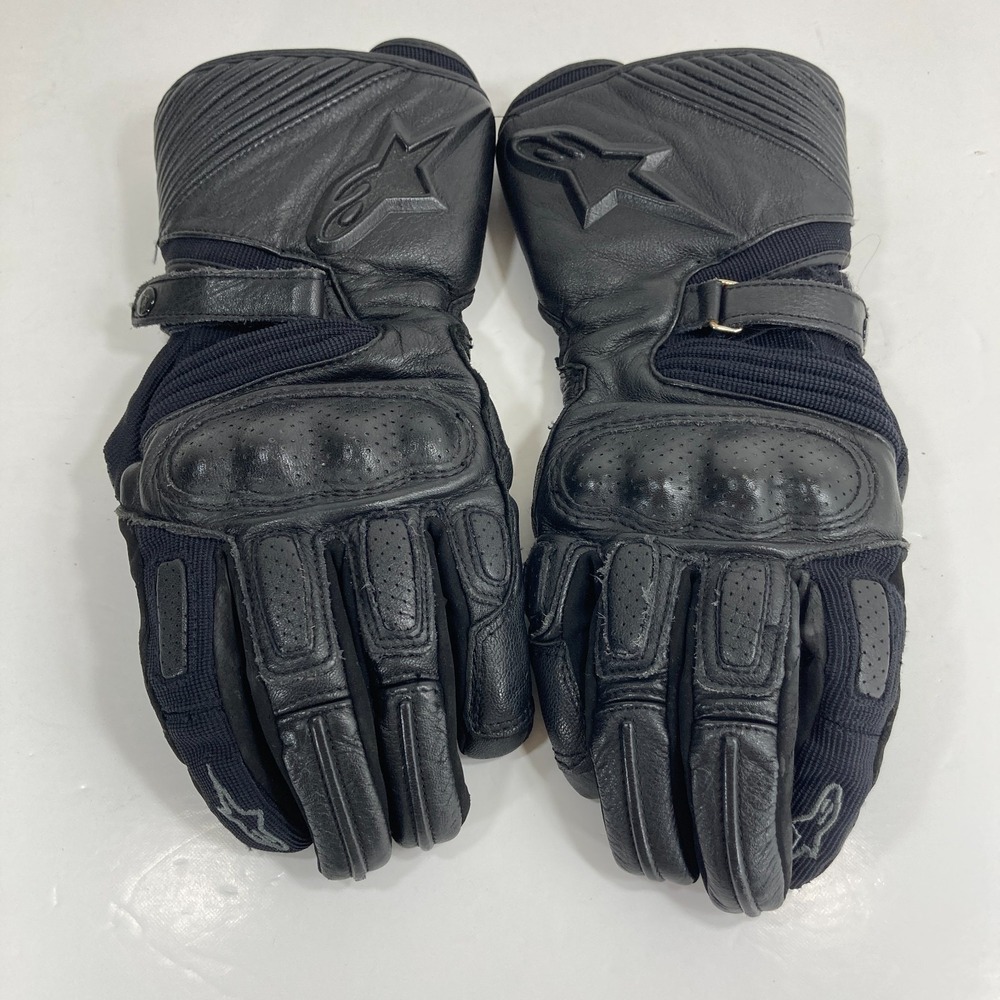 Alpinestars Apex DS Drystar Waterproof Motorcycle Gloves Black Leather Small
